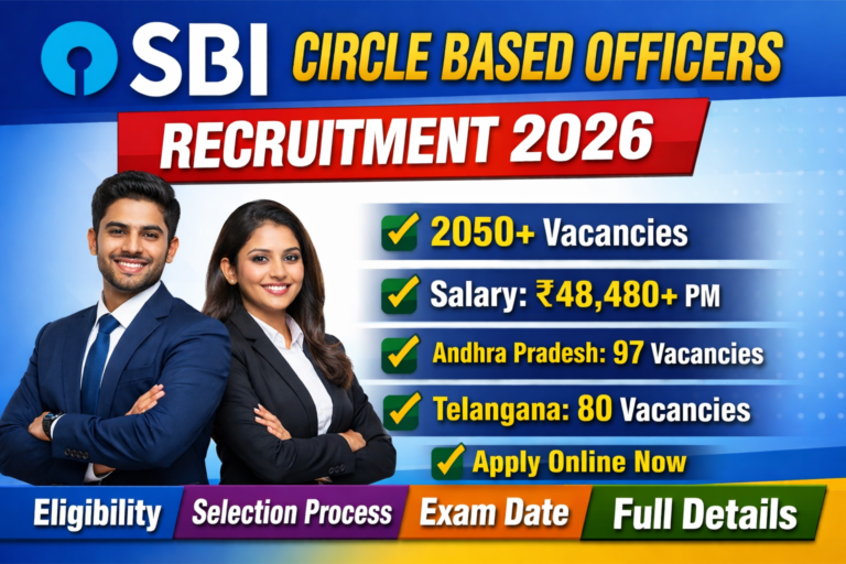 SBI Circle Based Officers Recruitment 2026
